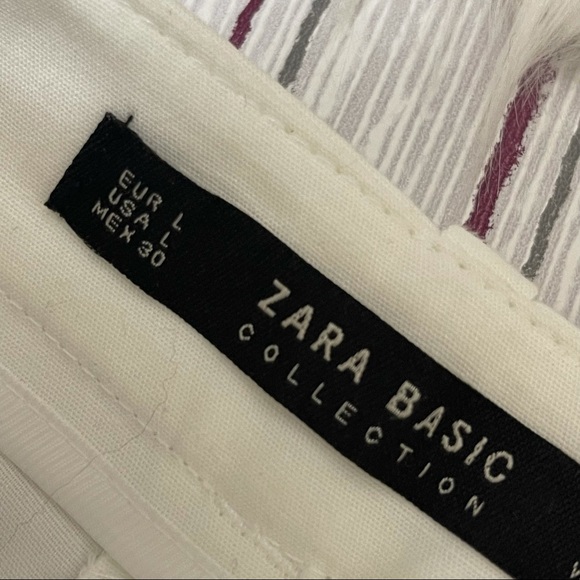 ZARA WHITE SHORT - Picture 2 of 2